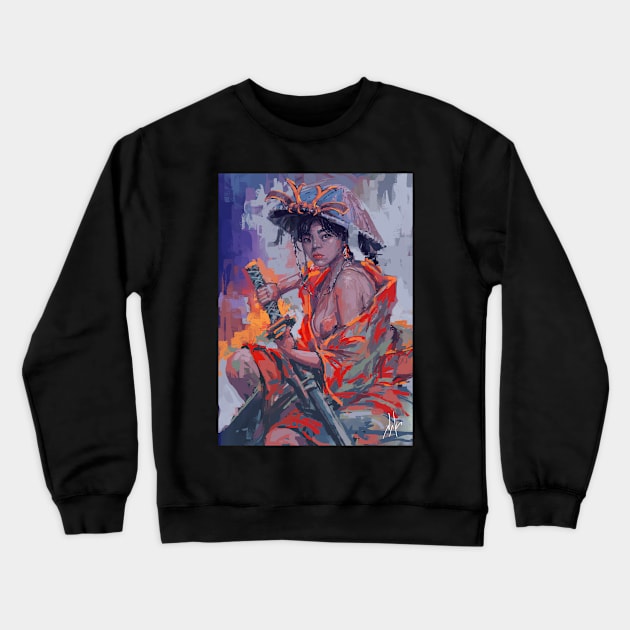 Yukata Samurai Crewneck Sweatshirt by nakarts